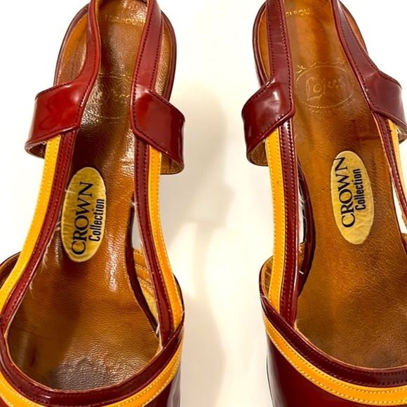 Vintage sling-back heels - Picture 4 of 12